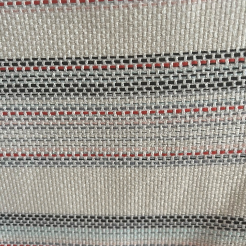 Size 10 Women's Tommy Hilfiger Long Blazer Jacket White Red Blue Woven - Picture 2 of 7
